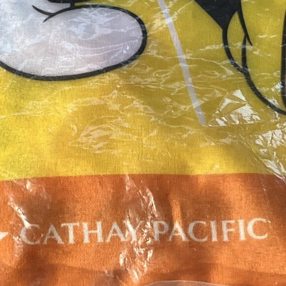 Cathay Pacific Disney 90 years of Mickey Drawstring Bag & Travel Document Holder - Picture 3 of 5